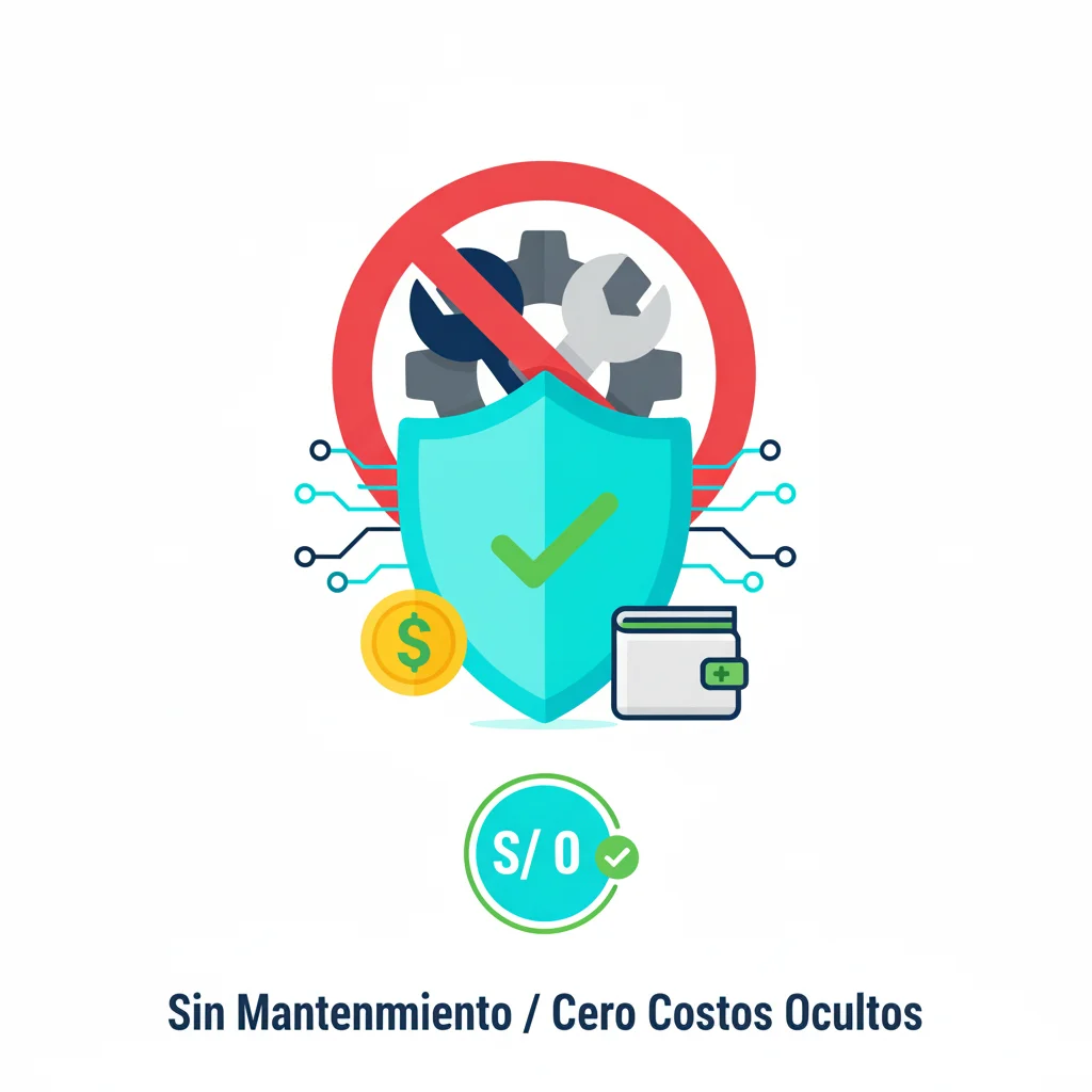 Sin mantenimiento ni alquileres