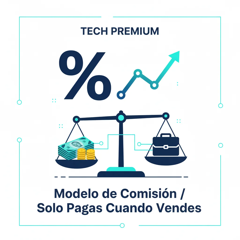 Solo pagas cuando vendes